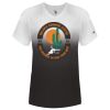 Women's V-Neck Ombre T-Shirt Thumbnail